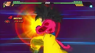 Goku SSJ4 x10 Kamehameha | Custom Attack | Dragon Ball Z Budokai Tenkaichi 3 Mod