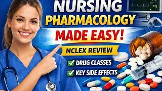 Nursing Pharmacology Made Easy | Antibiotics + Endocrine + Psych + Anticoagulants | NCLEX 2026