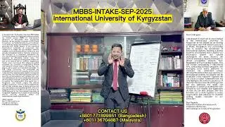 Study MBBS (Approved by BMDC and WHO) in International University Of Kyrgyzstan.