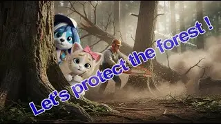 Stop Illegal Logging! Lala and Lili's Green Forest Protect Mission