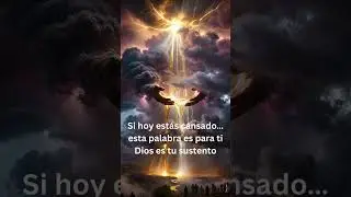 Si Hoy Estás Cansado… Esta Palabra Es Para Ti.  Dios Es Tu Sustento