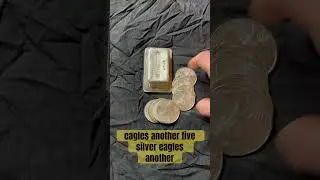 $1,000 Silver compared to $1,000 Gold #bullion #goldcollector #coincollectinghobby