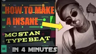 How to make a insane Mc Stan type beat from scratch in FL studio mobile #mcstantutorial1