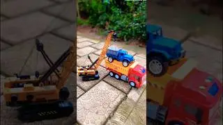 Rc Unbreakable Crane with Cable 360 Degree Rotating Engineer Vehicle RcTruck #shorts #remote #crane