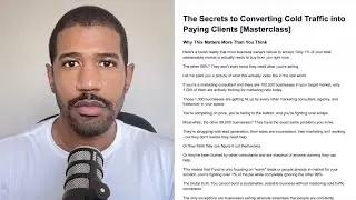 The Secret to Converting Cold Traffic into Paying Clients [MASTERCLASS]