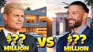 Cody Rhodes vs Roman Reigns - Who is RICHER in 2025?