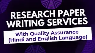 Affordable Research Paper Writing Services in English & Hindi Language | Cheapest Price Guarantee