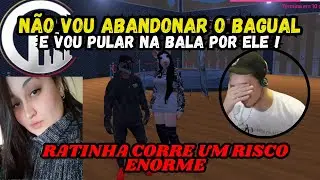 RATINHA FALA COM ADEBA QUE NÃO PRETENDE TRAIR A CONFIANÇA DO BAGUAL E QUE VAI PULAR NA BALA POR ELE!