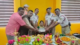 Baby Shower Function in Ashoknagar Traffic Police Station 2022 By PI Rao Ganesh Janardhan Sir