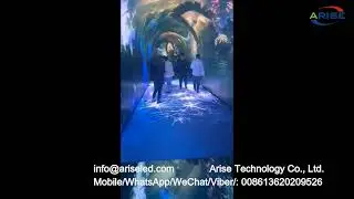 Time Tunnel concave convex led screen video wall commercial flexible led display Time tunnel LED dis