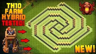 Clash of Clans | BEST TH10 Farming Base with BOMB TOWER | The Sun | Town Hall 10 Hybrid Base [2016]