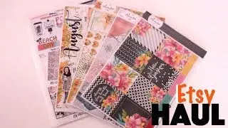 Etsy Planner Sticker Haul | Favourite Canadian Shops (feat. PlanningRoses & ItsJustPaperCo)