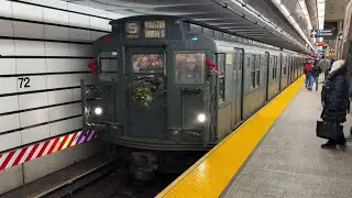 В поисках последних исторических вагонов метро, ​​участвующих в праздничном спецвыпуске NYC Trans...