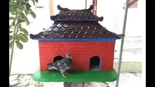 DIY - ❤️Cement Craft Ideas ❤️ - How To Make House Dove