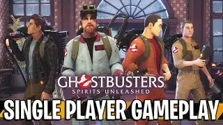 Playing Ghostbusters: Spirits Unleashed in single player! | OFFLINE SKIRMISH MODE