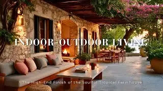 Indoor-Outdoor Living: The High-End Finish of the Soulful Tropical Farmhouse