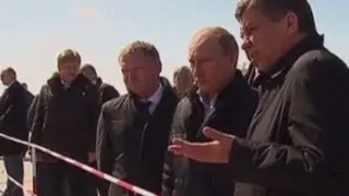 Vladimir Putin inspects new space rocket launch pad in Russia