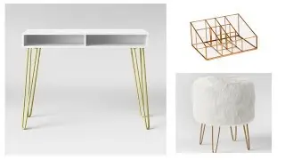 Target Hair Pin Desk Unboxing & Review | Room Essentials