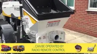 1 off new Hydropump model LS600 Trailer Mounted Concrete Pump