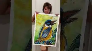 Meet Viktor,a 15-year-old artist with autism who brings the animal kingdom to life in vibrant colors