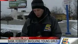 Teenage Girls Rob Bank