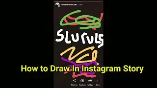 How to Draw In Instagram Story, Easy And Fast