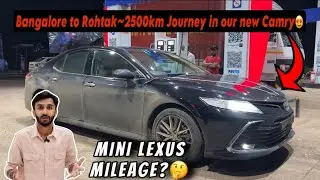 Camry ki Delivery Lete Saath 2500 km Ke Trip pe Nikal Gaye😍| Mini Lexus🔥    #toyota #camry #newcar