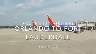 Southwest Airlines Orlando to Ft Lauderdale Boeing 737 700