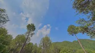 Margalla Hills Islamabad Covered in Greenery & White Clouds | Peaceful Nature View 2025