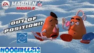 Madden Mobile 16 Ultimate Freeze Out Of Position Players!!