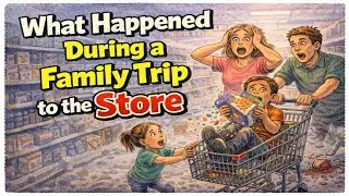 Learn English Through Story level 1, 2 \ What Happened During a Family Trip to the Store