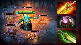 30 Kills Necrophos Insane Damage 7.39d 🔥🔥🔥+1000 AOE | Dota 2 Gameplay