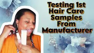 Testing First Hair Care Samples From Manufacturer. #hairproducts #sweatyhair #hairproblems #hair