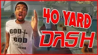 Madden 2009 - 40 Yard Dash Mini Game - UH OH! DONT TRIP!