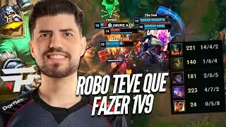 PAIN ROBO MOSTROU COMO CARREGAR de OLAF, BUILD OLAF DESGOVERNADO!!