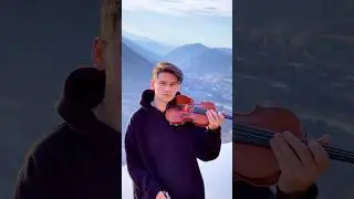 Et si tu n&rsquo;existais pas 🎻 | Romantic Violin Cover in the Mountains at Sunset