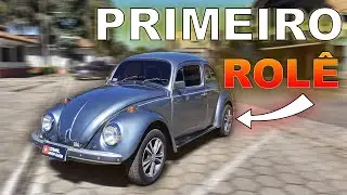 Primeiro rol&ecirc; com as novas rodas esportivas do fusca - Davison Oliveira