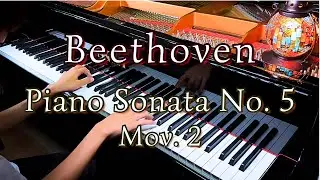 Beethoven: Piano Sonata No. 5 in C minor, Op. 10 No. 1 – Mov. 2