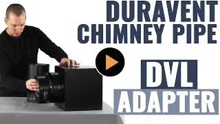 DuraVent Chimney Pipe - DVL Adapter