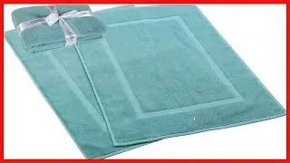 Bon produit -  HILLFAIR 900 GSM-Hotel-Spa Tub-Douche Tapis de bain Tapis de sol &ndash; (lot de 2, Aqua, 2