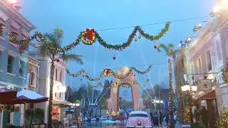 Main Street's Video Mapping (Christmas version) - Movieland Park 🎄 Natale all’improvviso