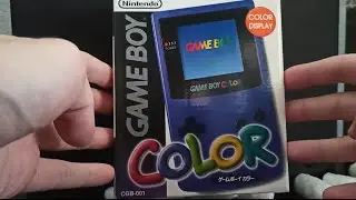 Japan Game Boy Color Mint Unboxing (no commentary)