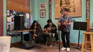 Sh-Boom (The Chords cover)--Ishmael & Amanda w/ Don at Bogart's Coffee open mic, Seal Beach CA