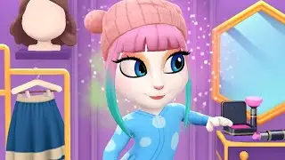 Mytalkingangela2 vs Angela2 new hair Makeover #mytalkingangela2 #cosplay #new #edit #games video 