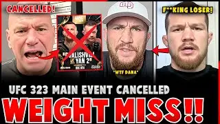 UFC 323 MAIN EVENT FIGHTER MISSED WEIGHT! | Joe Rogan REVEALS TEXT to Dana White! | MMA News