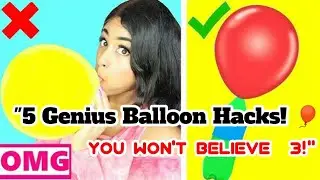 5 Incredible Balloon Life Hacks You&rsquo;ve Never Seen! 🎈 | Genius DIY Tricks Using Balloons