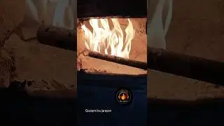 Olov tovushi &mdash; 1 daqiqa tinchlik 🔥@qoziqarlividyo#relax #fire #satisfying #shorts #food #fire