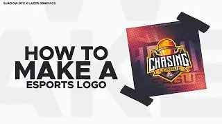 Part = 1 ( HOW TO MAKE ESPORTS SHIELD LOGO ) MAKE GAMING LOGO { SHADOW GFX }