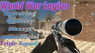 World War Legion Gameplay | S&D Triple Squad with friends.