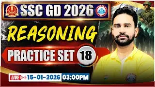 SSC GD Reasoning Classes 2026 | SSC GD Reasoning Practice Set 18 | SSC GD Reasoning By Rahul Sir